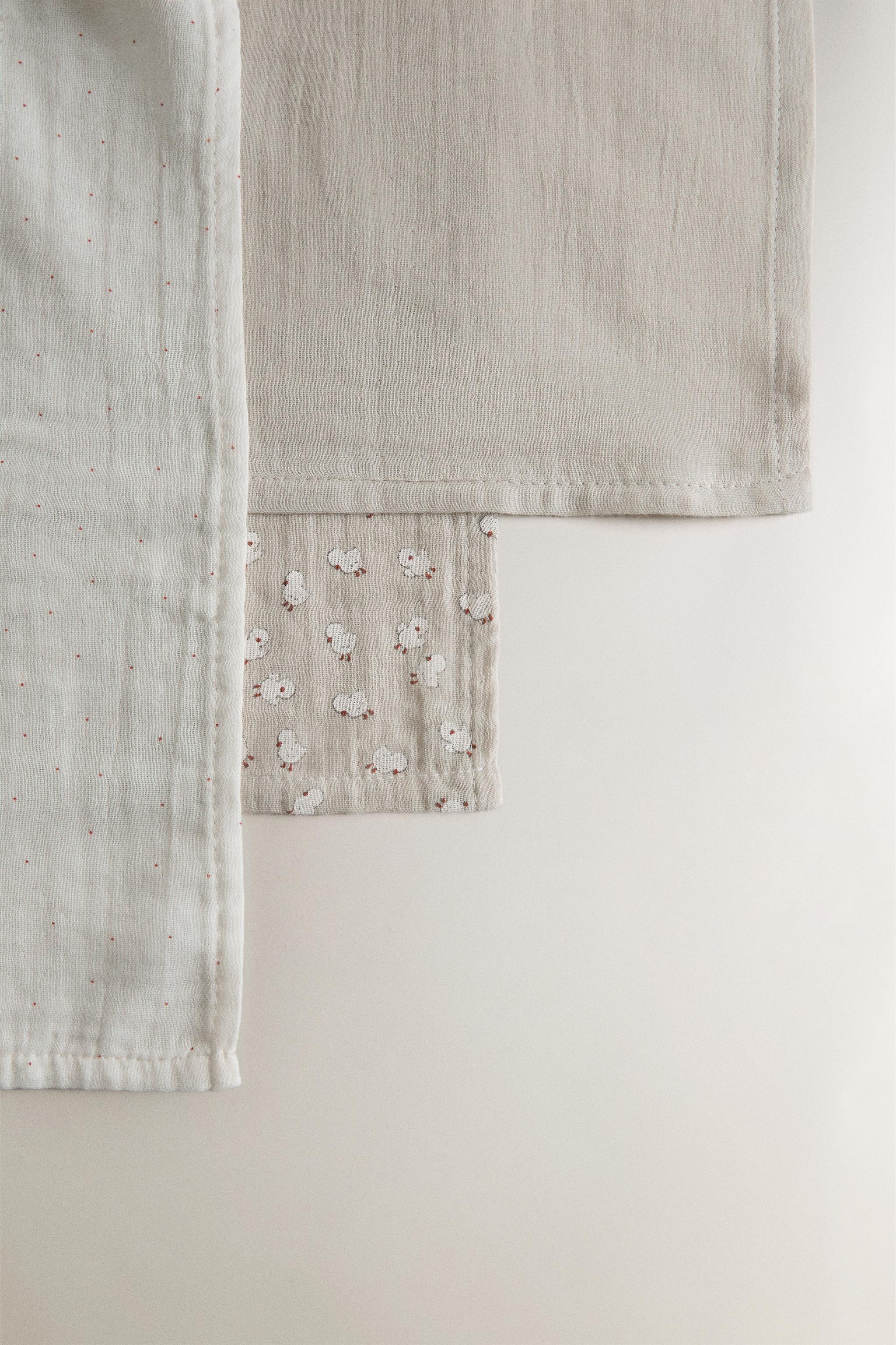 BABY CHICK MUSLIN CLOTHS (PACK OF 3)