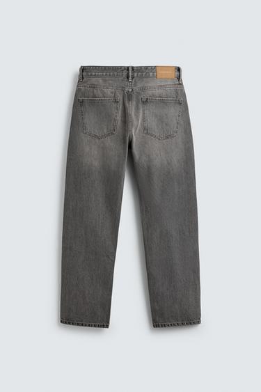 JEANS REGULAR FIT - Gris de Zara - Image 7