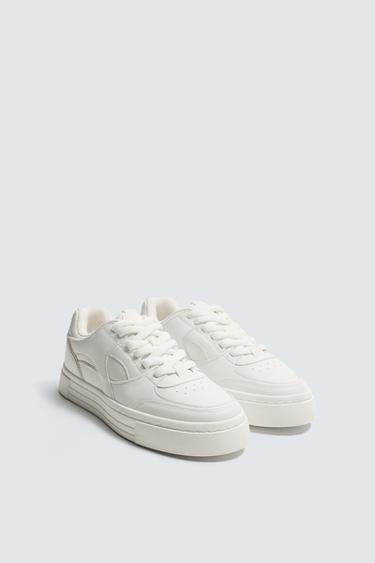Zara RETRO SNEAKERS - White