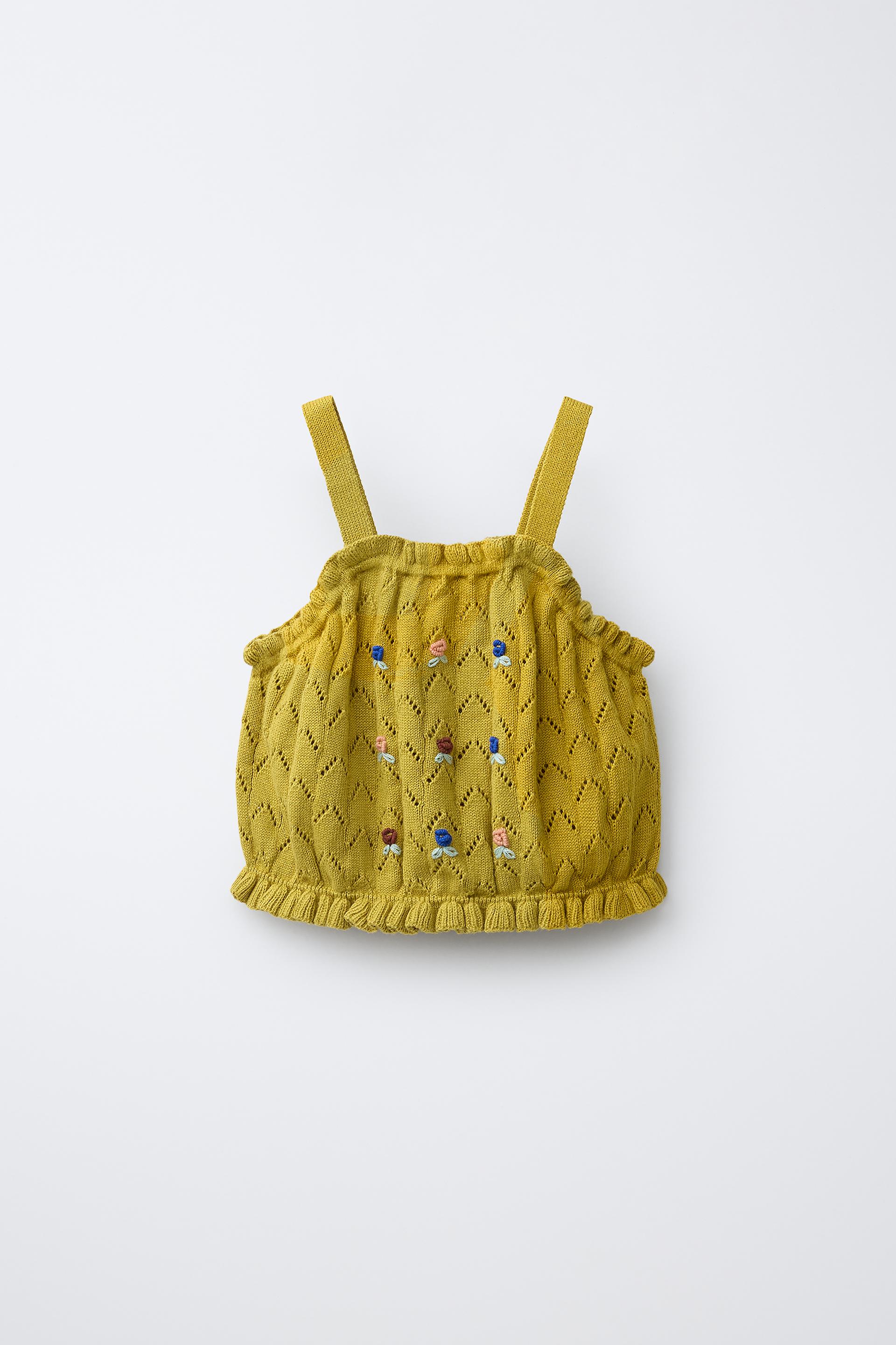 Embroidered Knit Top