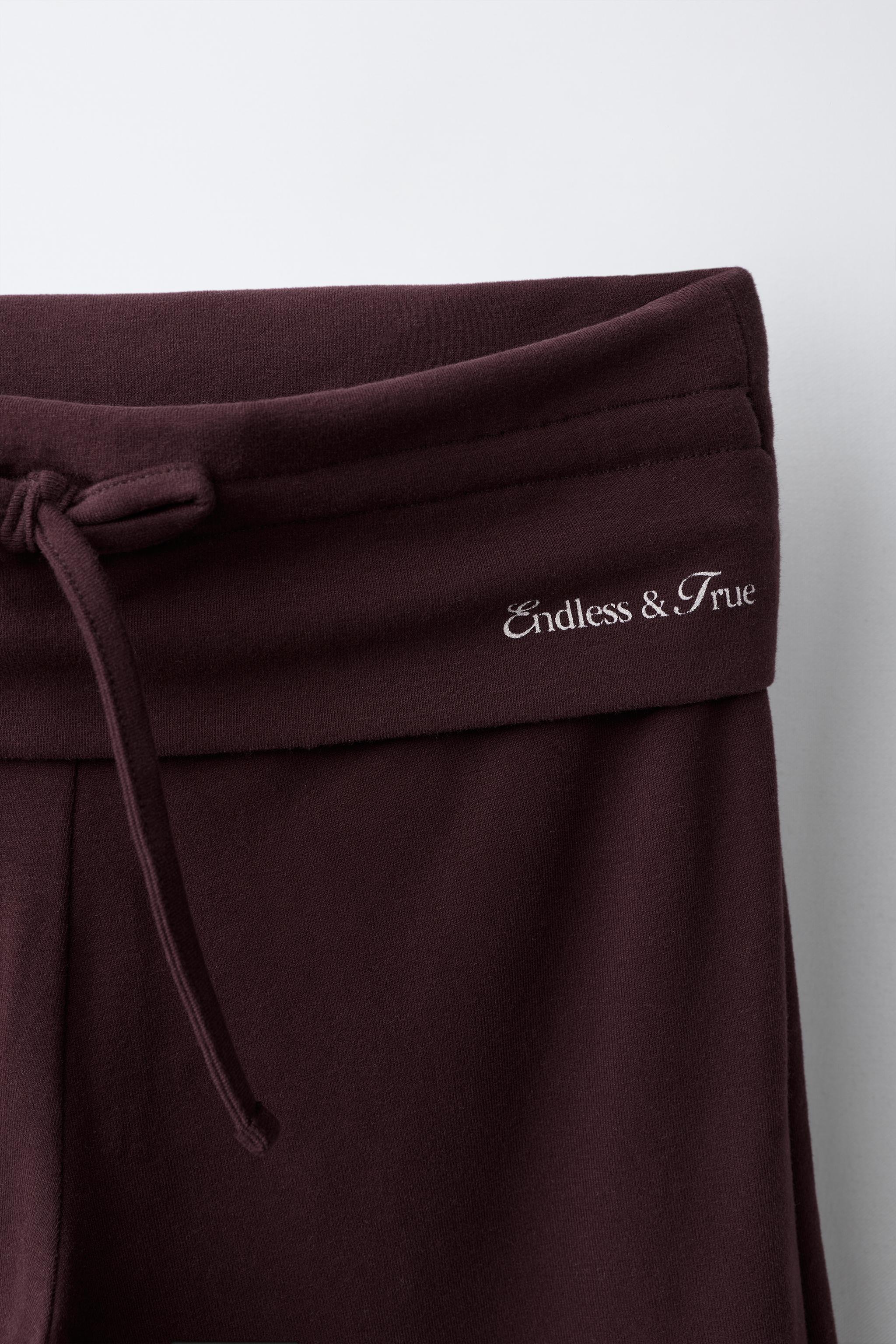 PANTALON WIDE LEG À REVERS