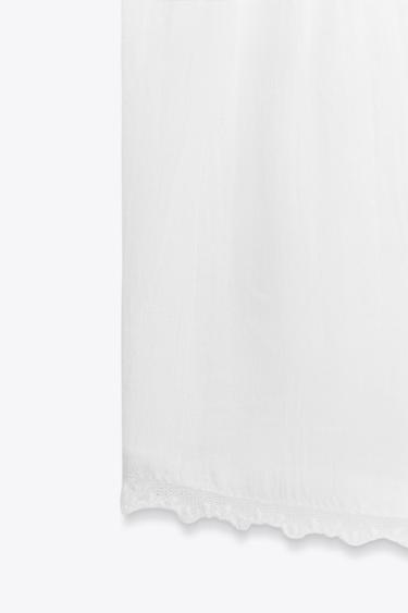 TOP GAZE DENTELLE - Blanc de Zara - Image 5
