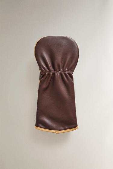 DRIVER GOLF CLUB COVER - Brown / Green by Zara - Image 1