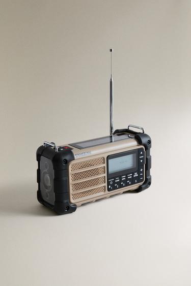 Zara RECHARGEABLE PORTABLE RADIO - Light brown - Image 0