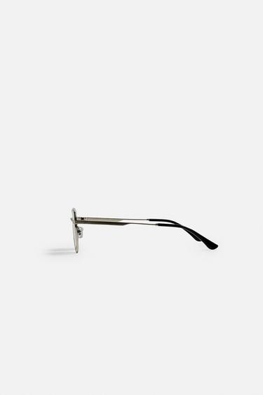 LUNETTES DE SOLEIL MÉTALLIQUES - Argent de Zara - Image 3