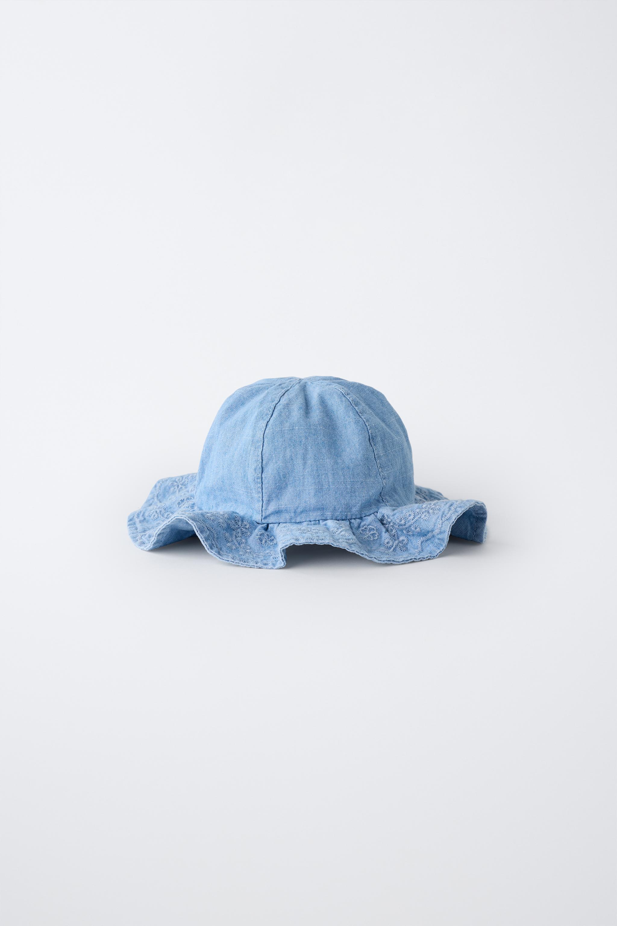 EMBROIDERED DENIM HAT