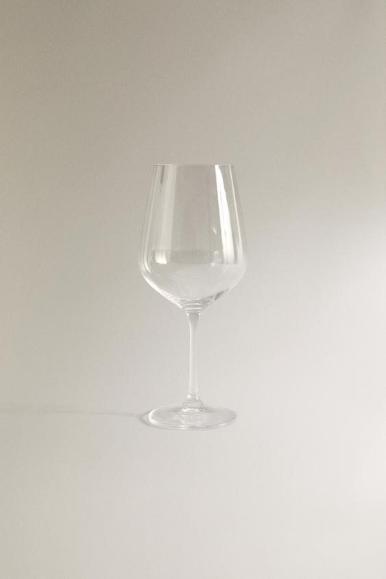 PLAIN BOHEMIA CRYSTAL WINE GLASS