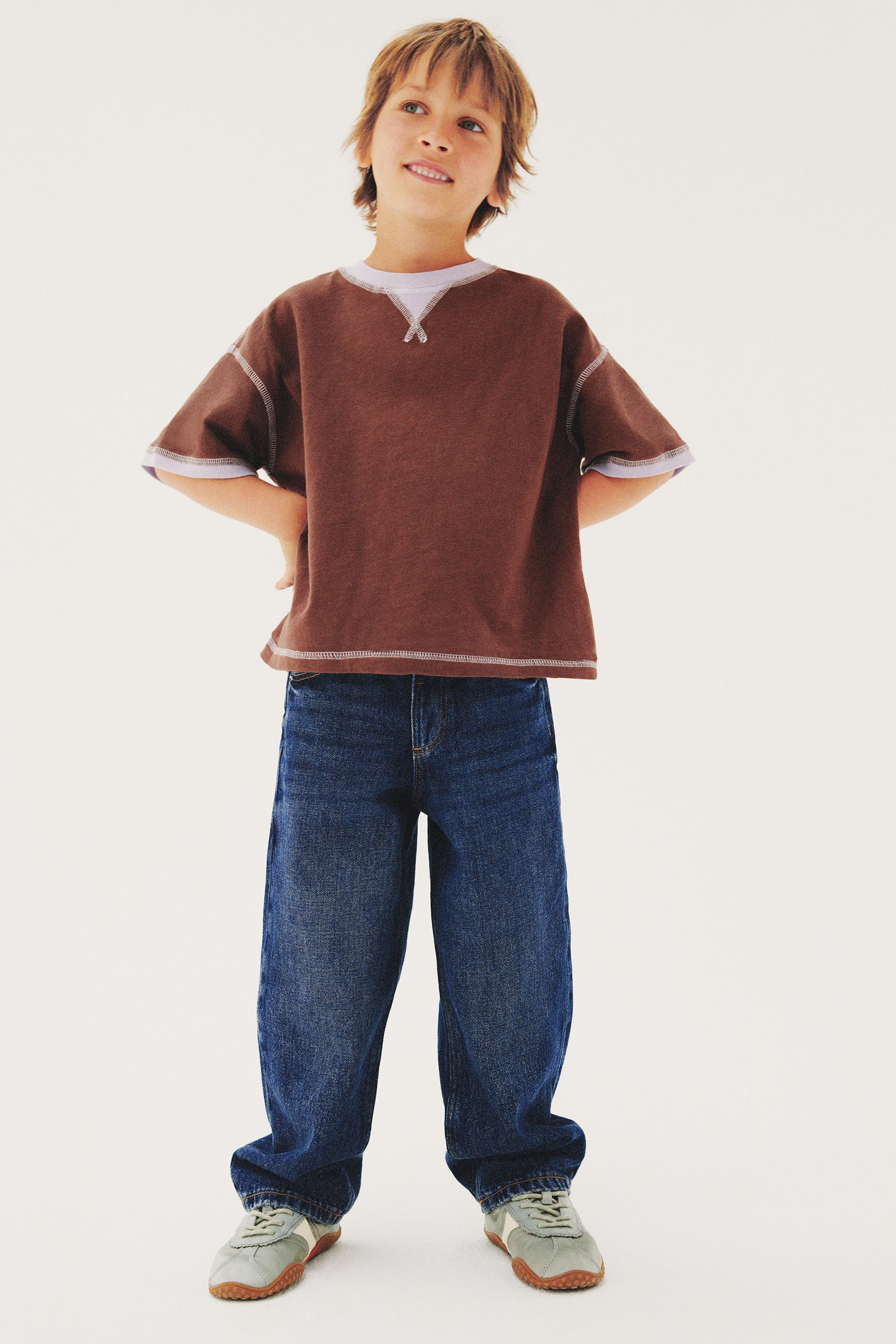 バギーフィットデニムパンツ - インディゴブルー | ZARA Japan / 日本