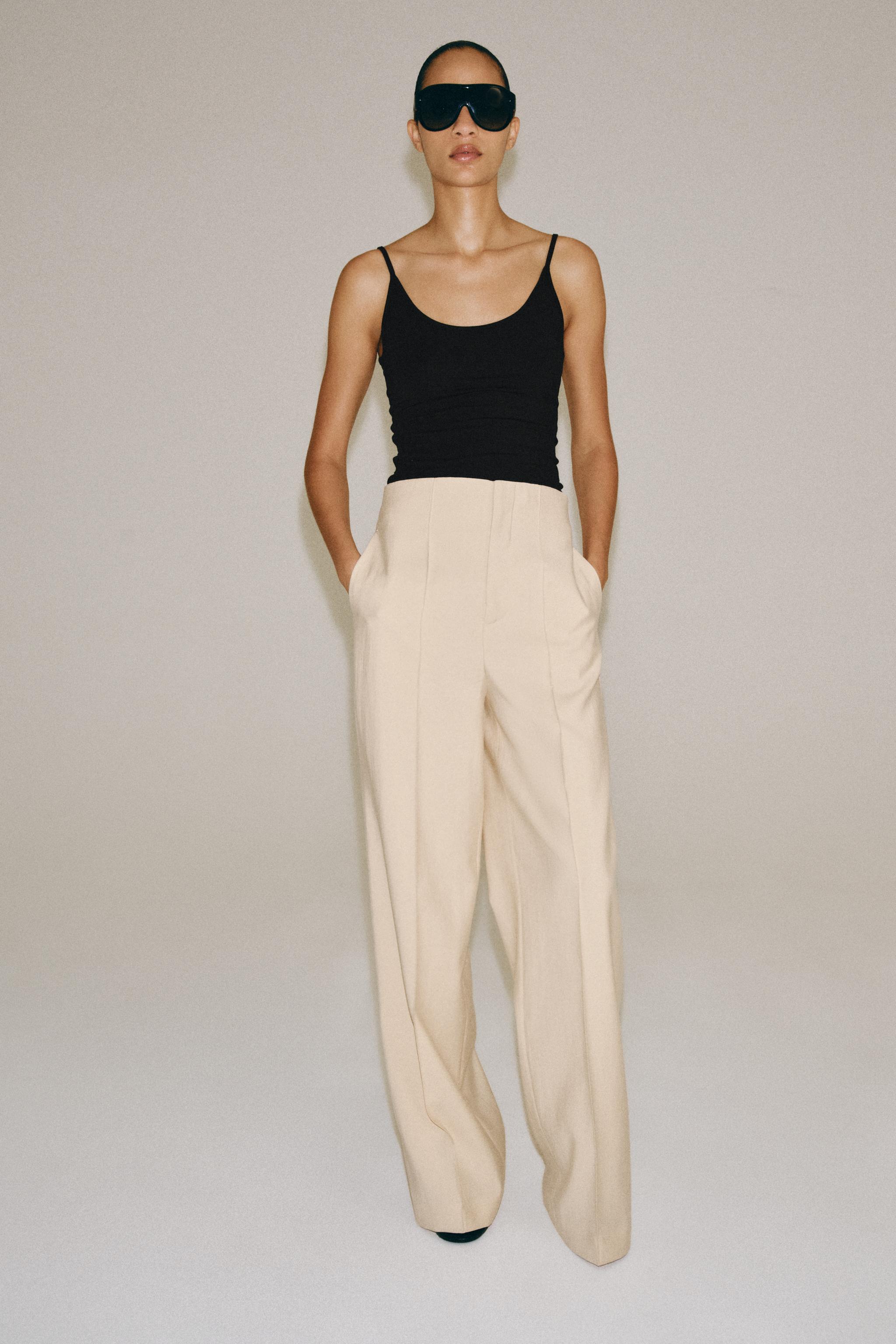 ZW COLLECTION MID-RISE TROUSERS