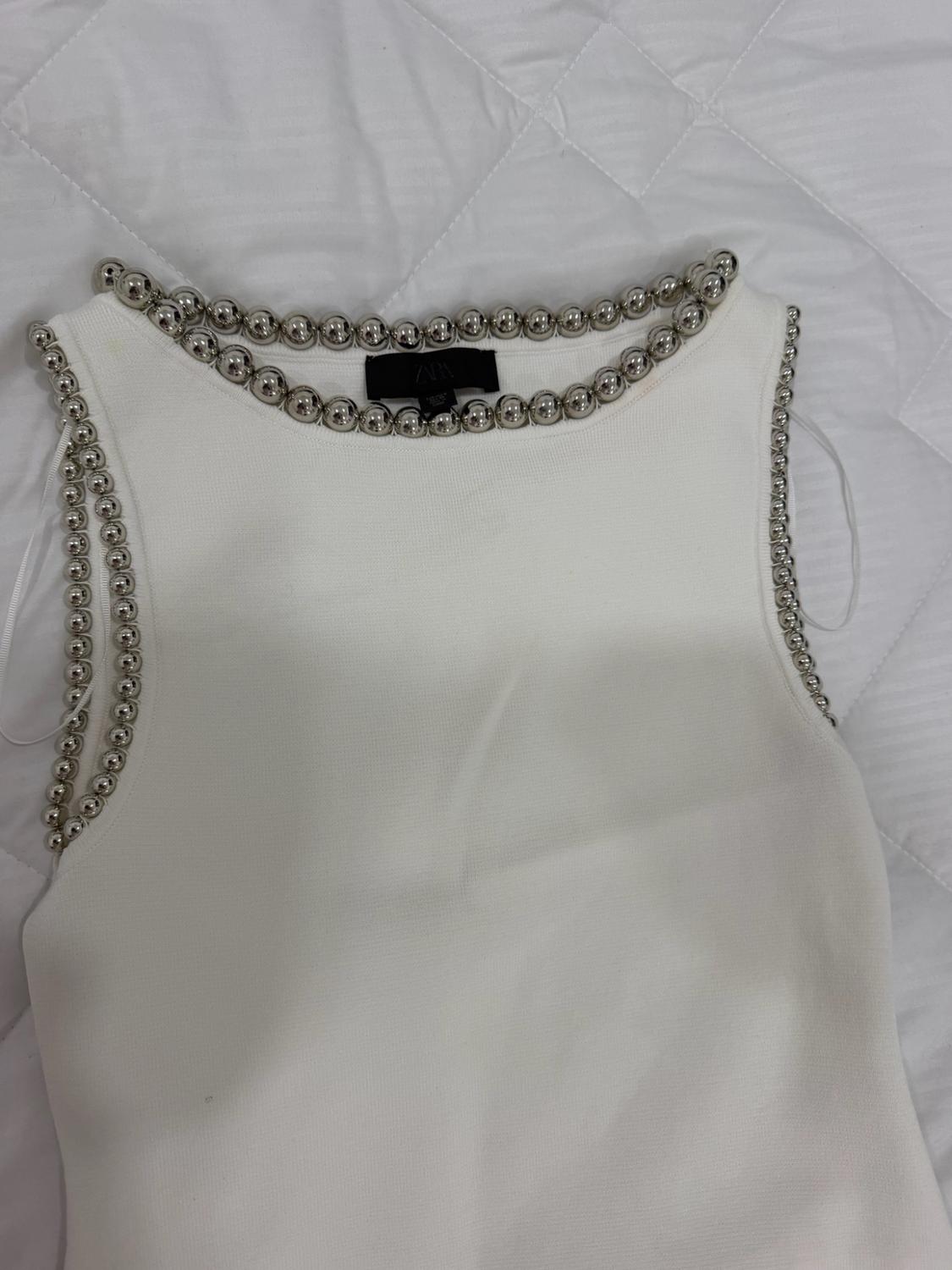 VESTIDO CORTO PUNTO BOLAS - Image 2