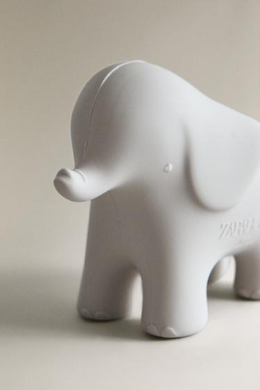 SILICONE ELEPHANT RATTLE - Grey by Zara - Image 3