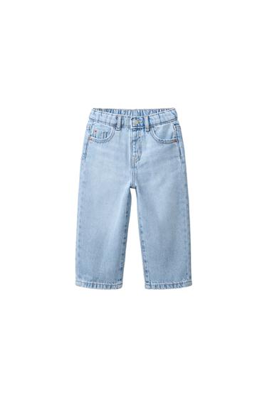 JEANS MOM FIT - أزرق فاتح الخاص بـ Zara