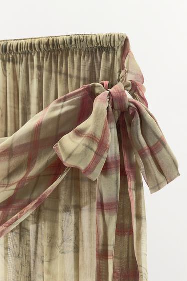 SCARF PRINT SAROUEL TROUSERS - Multicoloured by Zara - Image 5