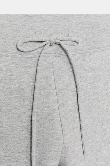 FADED FLARE TROUSERS - Grey marl by Zara