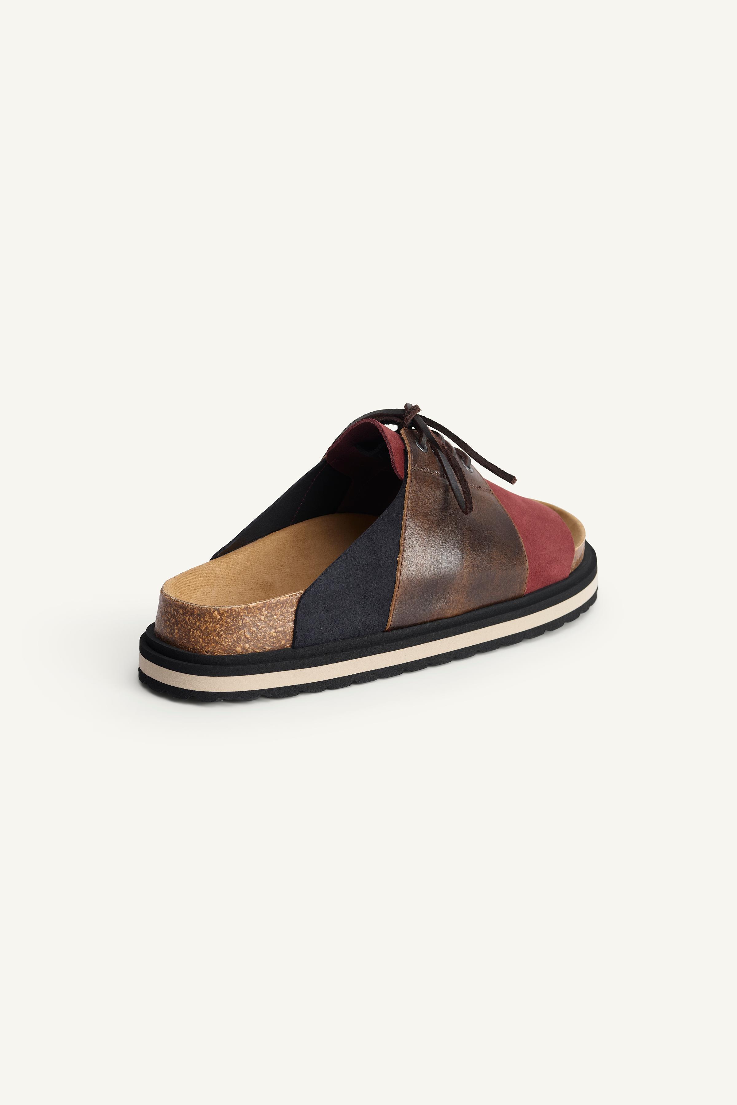 【ZARA】LTHR SNDLS 14 スエードレザーサンダル2788/520 ZARA】LTHR SNDLS 14 スエードレザーサンダル2788/520 (ZARA