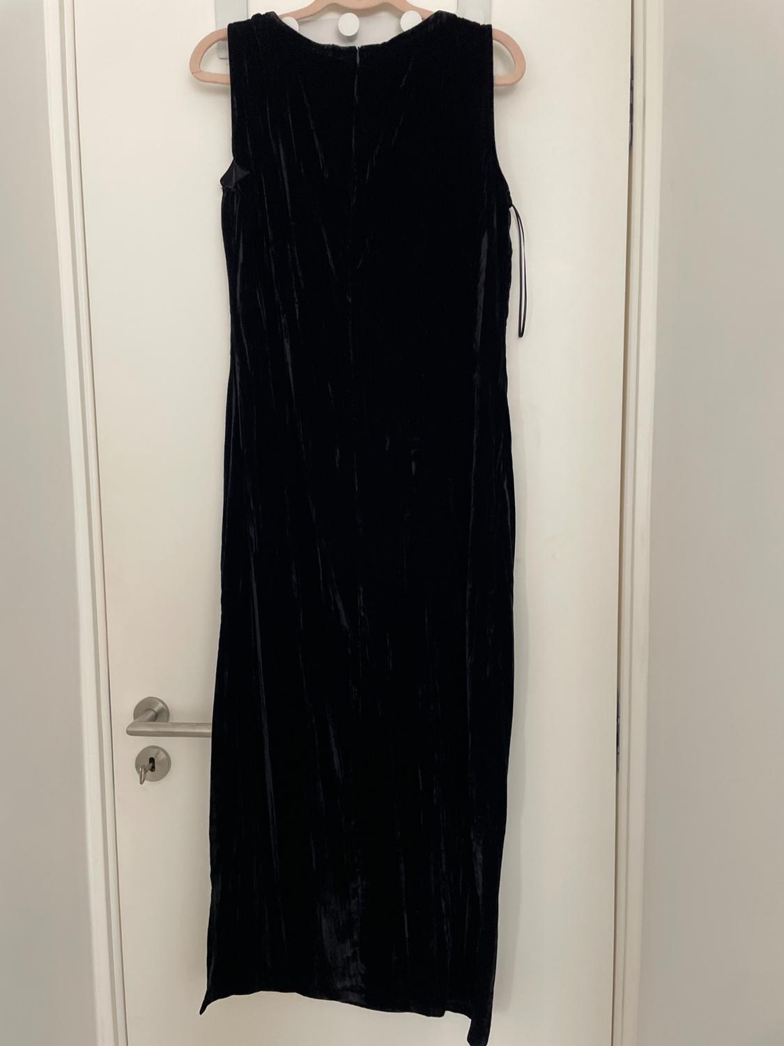 ZW COLLECTION CREASED VELVET DRESS - Image 3