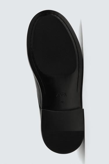 SMART LEATHER SHOES - Black by Zara - Image 4