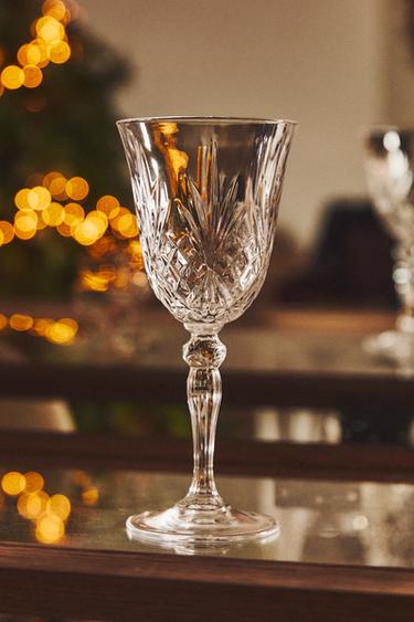 Zara CARVED CRYSTALLINE GLASS - 990