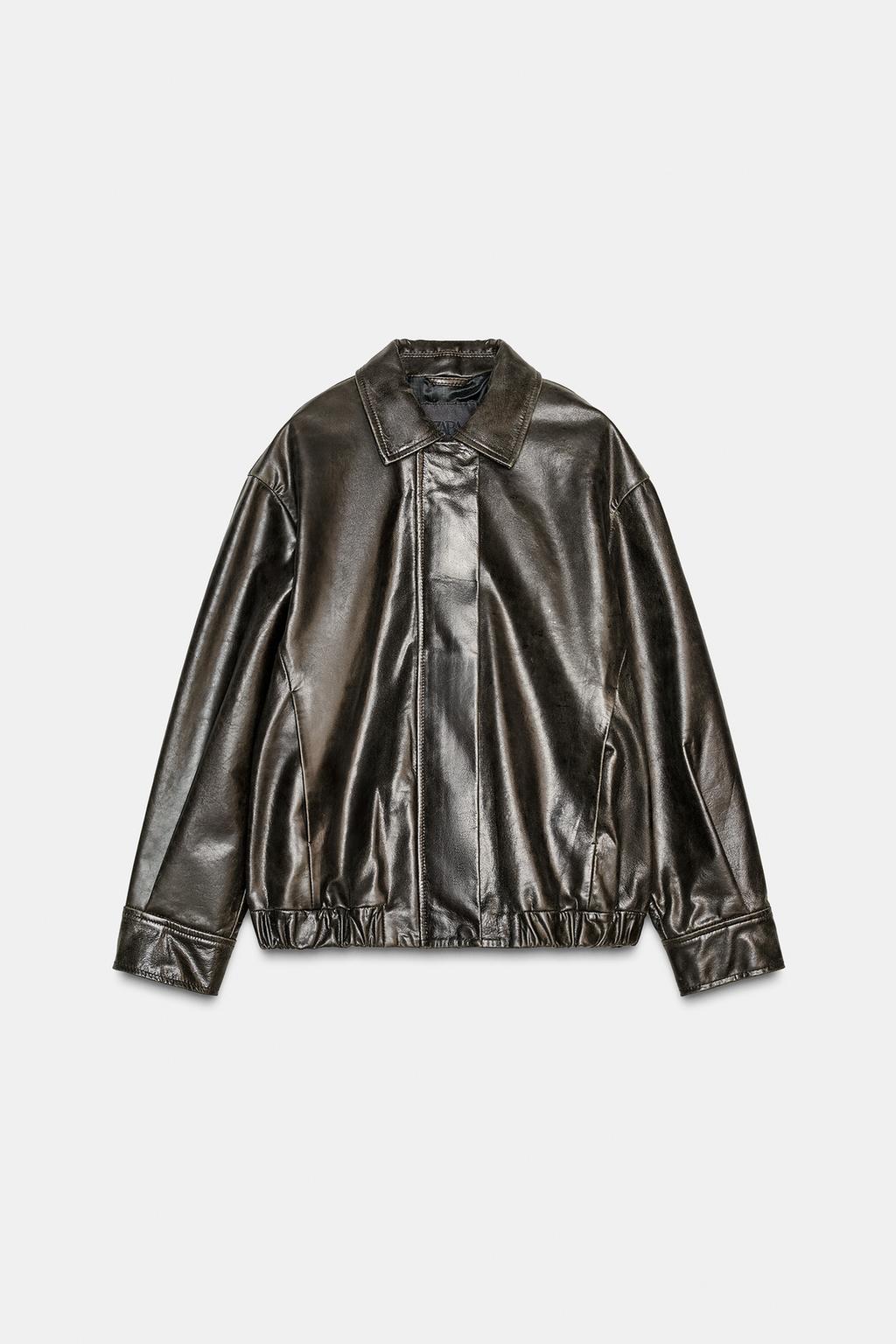 100% LEATHER BOMBER ZW COLLECTION LIMITED EDITION - image 2