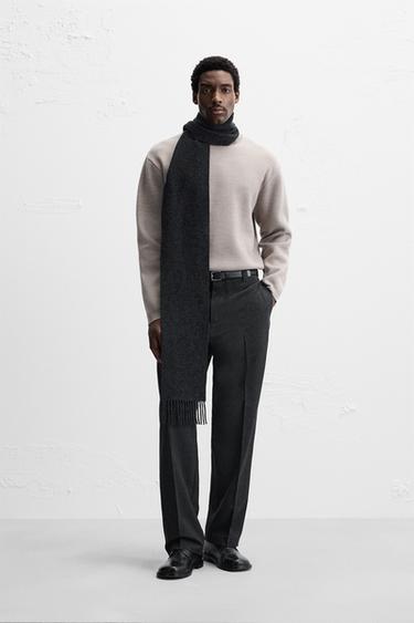 TEXTURED SWEATER - Pearl grey by Zara