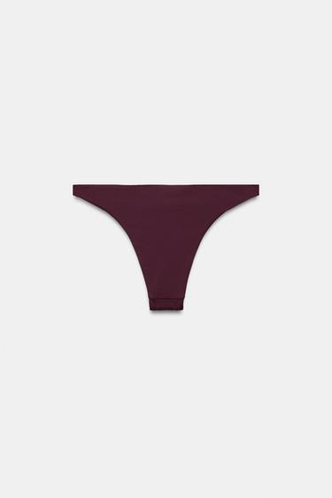 PLAIN BIKINI BOTTOMS - Brown by Zara - Image 8