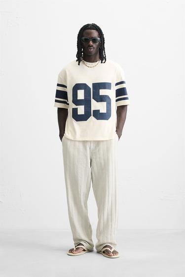 VARSITY PRINT T-SHIRT - White by Zara