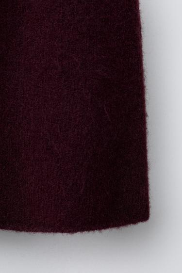 KNIT SKIRT - Wine by Zara - Image 3