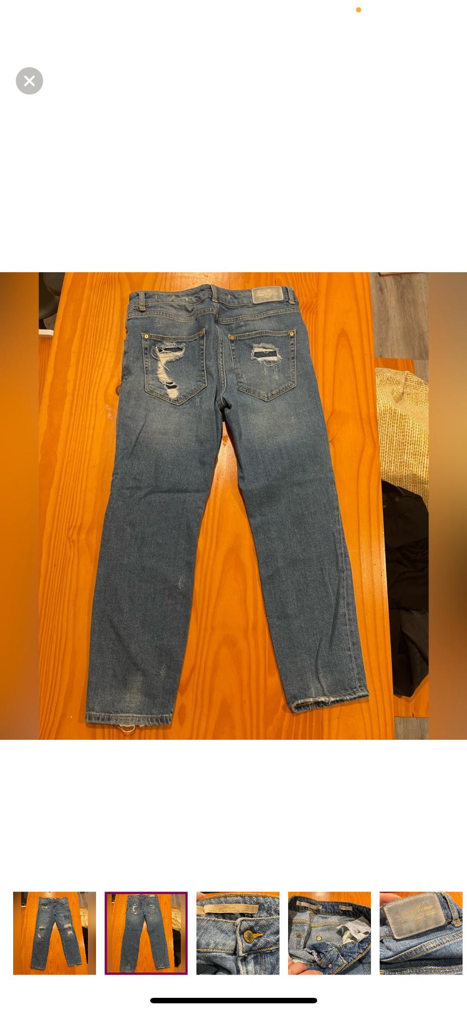 HIGH WAIST MOM FIT JEANS - Image 2