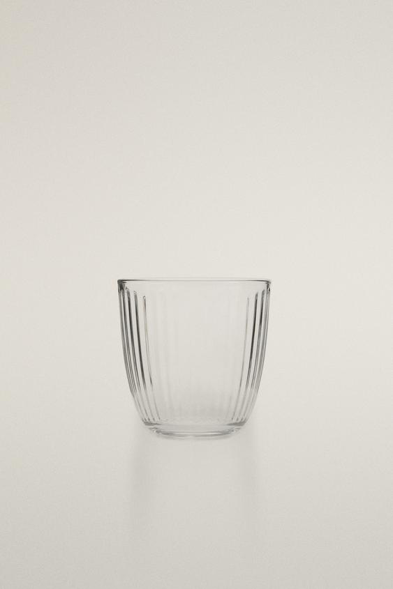VERRE VERRE RECYCLABLE LIGNES - Transparent de Zara - Image 0