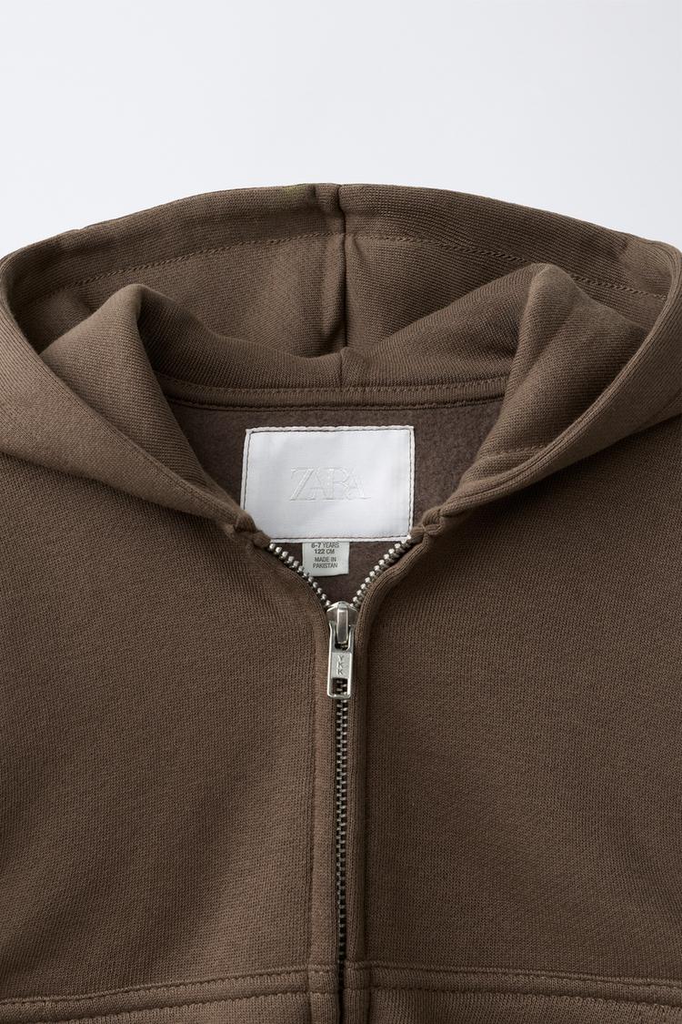 Sudadera con capucha de felpa con cierre 3