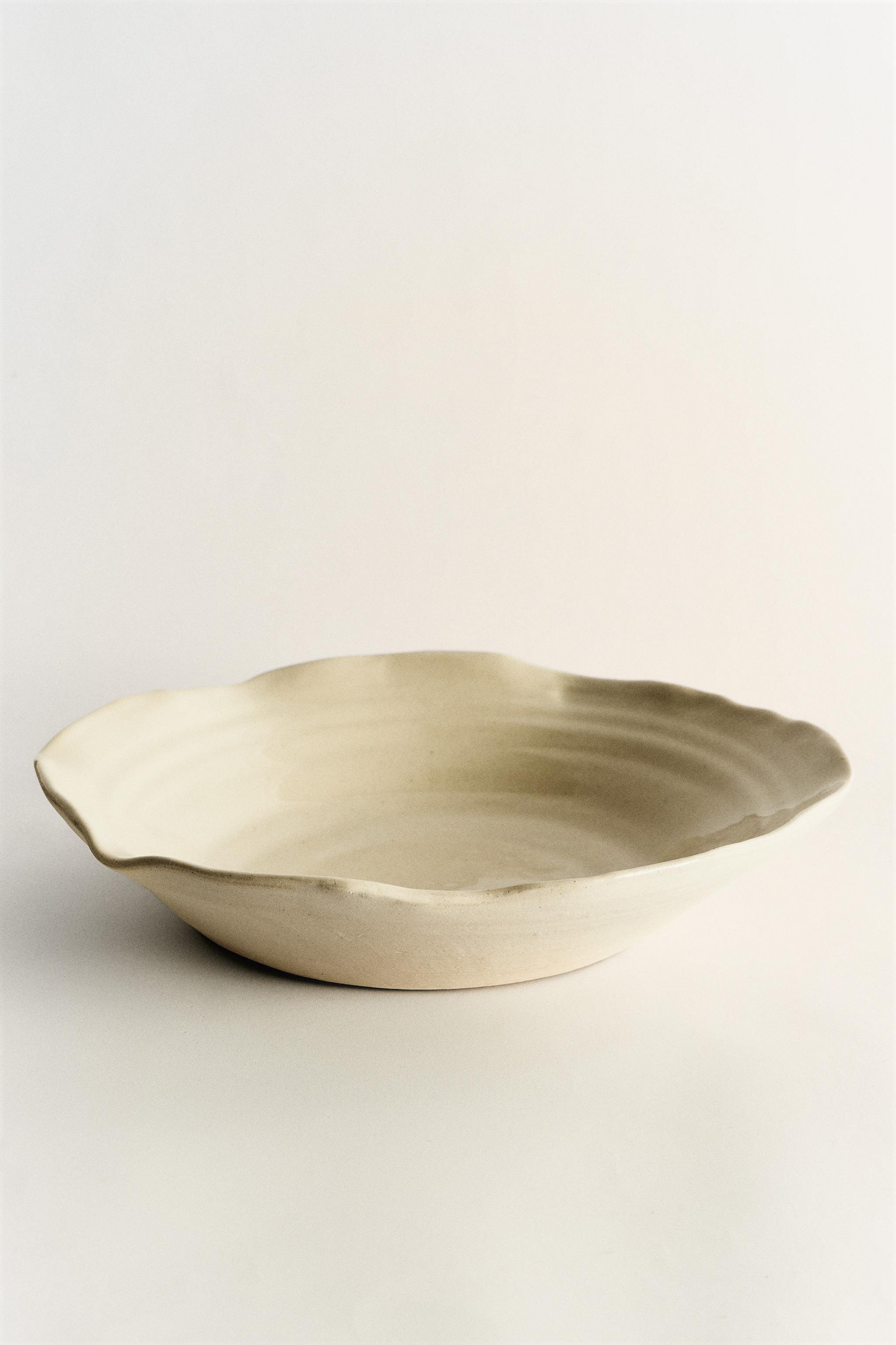 ENAMELLED CERAMIC TRAY - Cream | ZARA Turkey