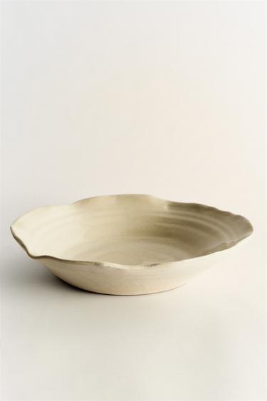 ENAMELLED CERAMIC TRAY - Cream by Zara - Image 4