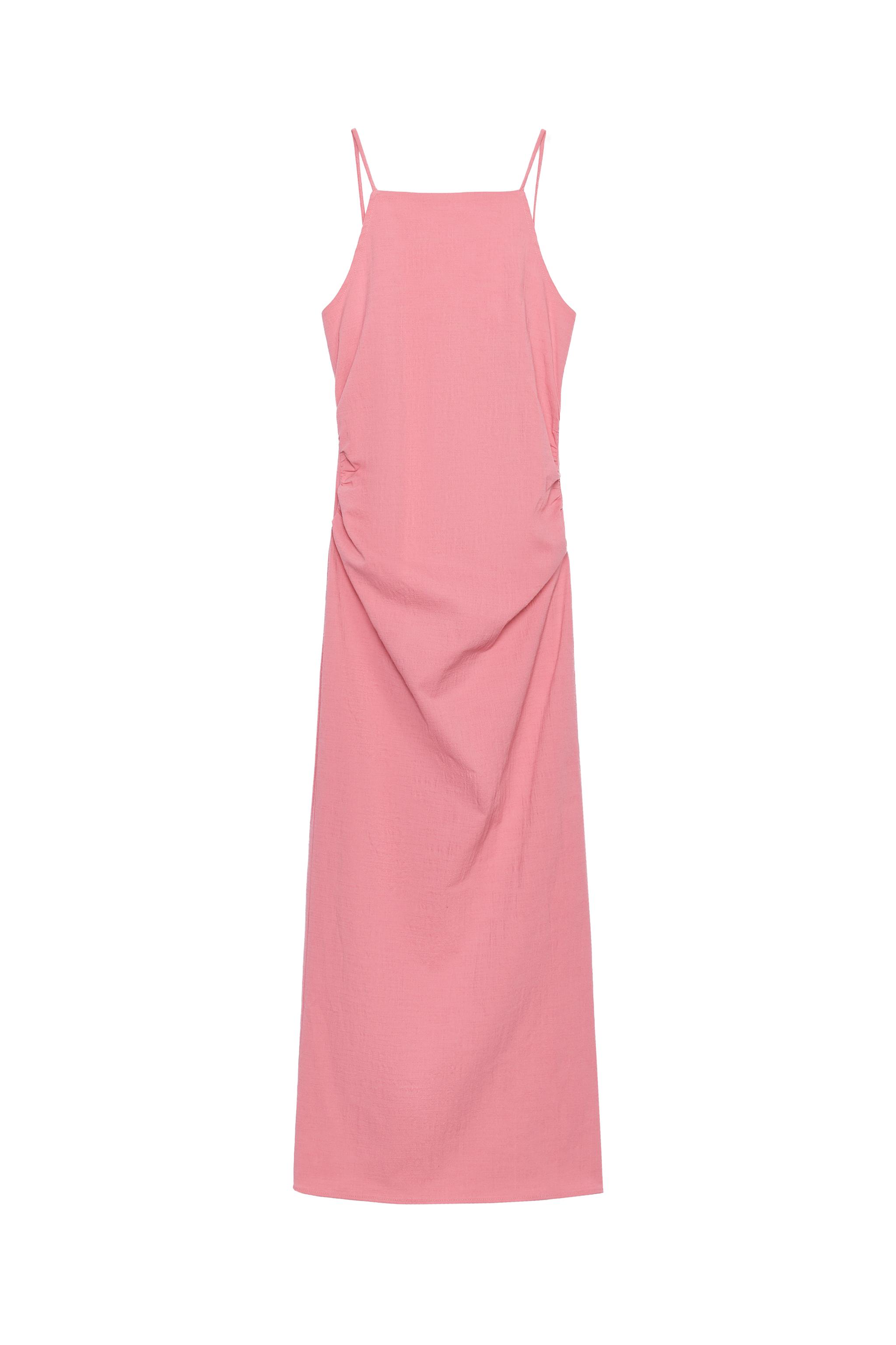pink tube dress zara Zara Pastel Pink Tube Dress/ Summer dress XS