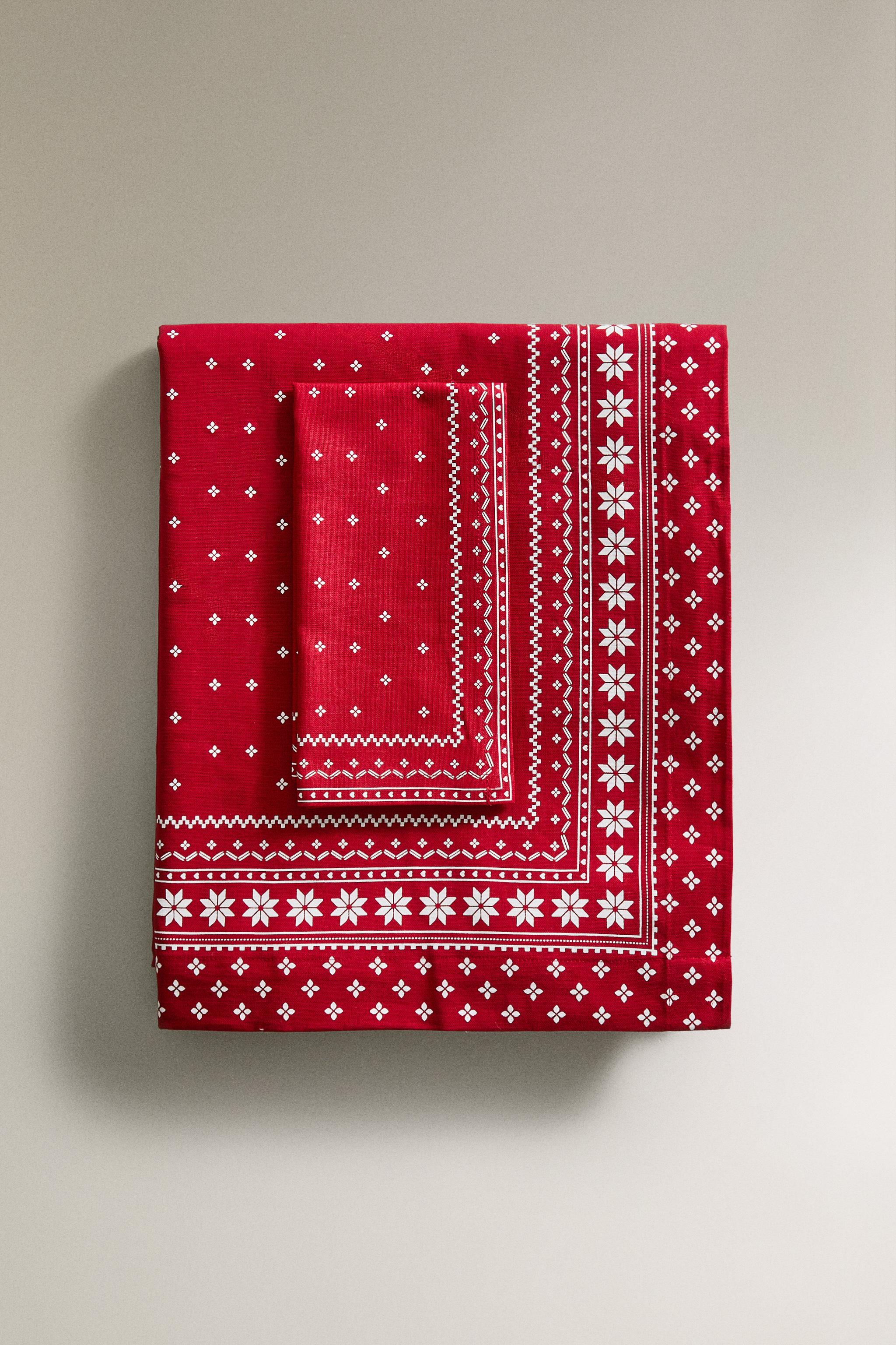 NAPPE COTON HIVER NOËL