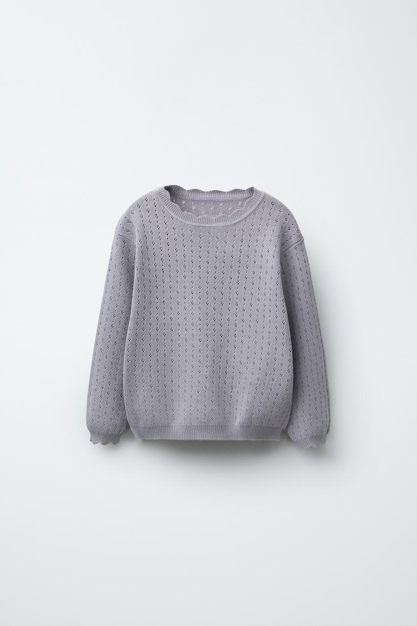 FLORAL BANDANA BLEND KNIT SWEATER