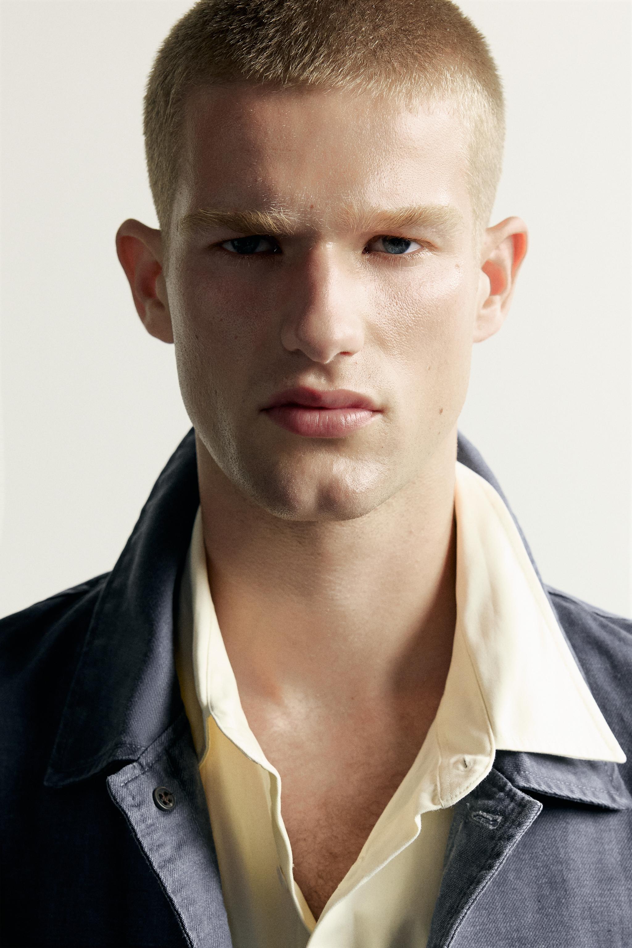 Zara LYOCELL-COTTON RELAXED FIT OVERSHIRT — фото 5