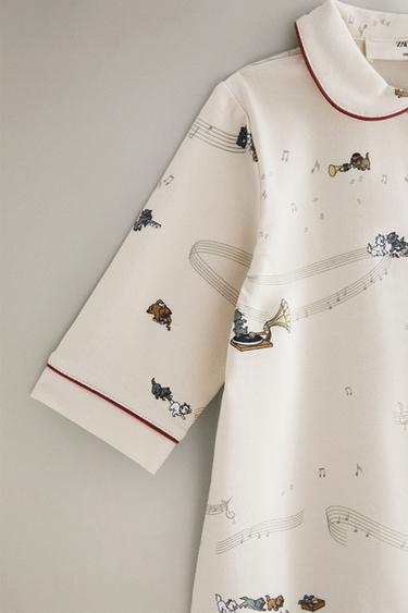 GRENOUILLÈRE BÉBÉ LES ARISTOCHATS ©DISNEY NOËL - Crème de Zara - Image 1