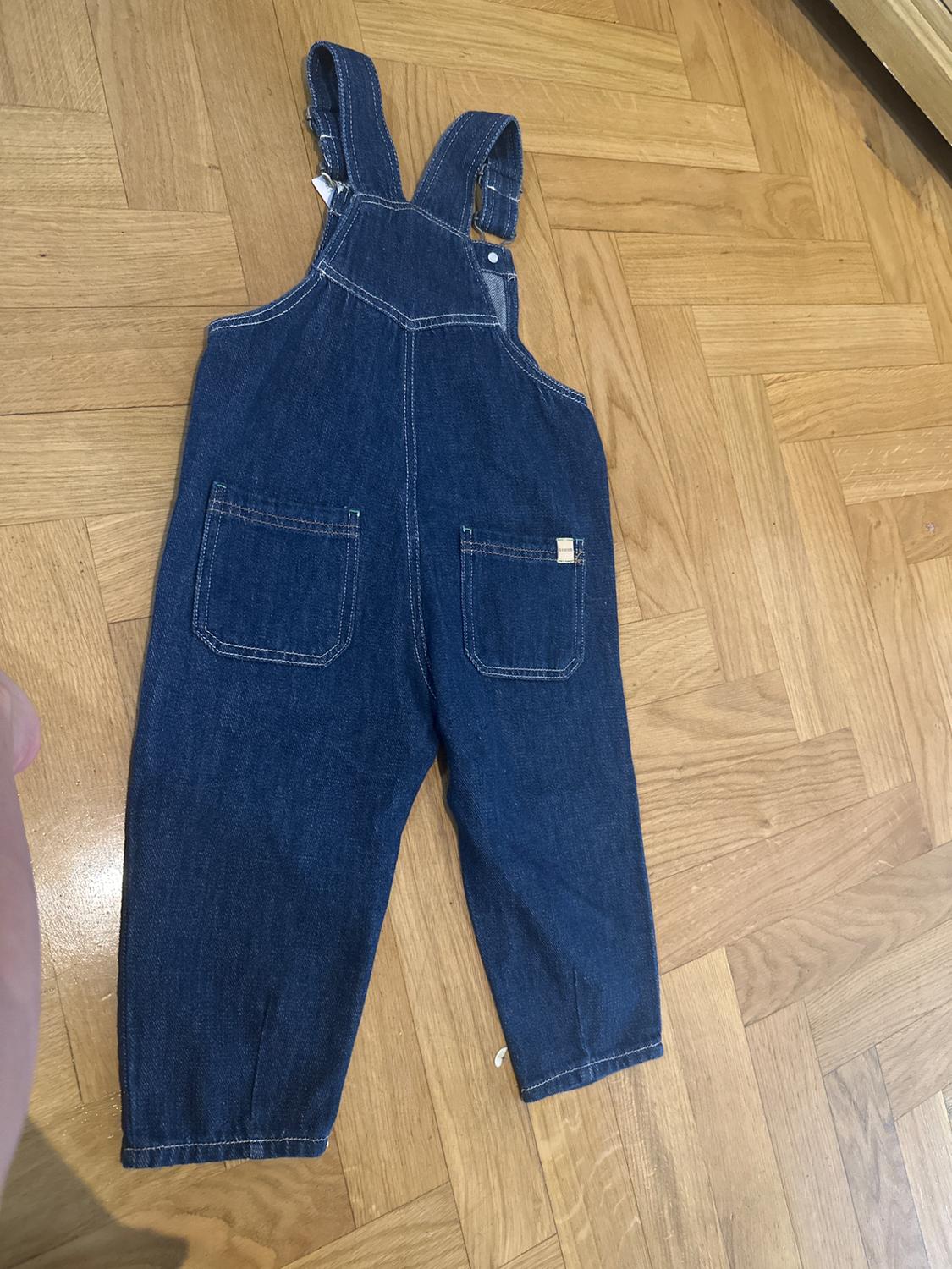 INDIGO DENIM DUNGAREES - Image 2