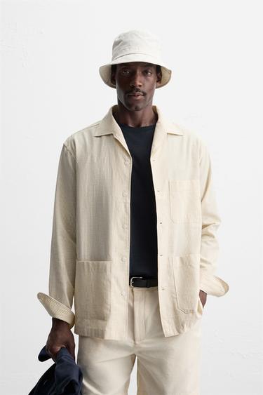 SURCHEMISE RAYURES - rayures de Zara - Image 1