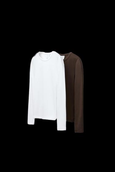 2ER-PACK T-SHIRTS MIT MODAL - Verschiedene von Zara