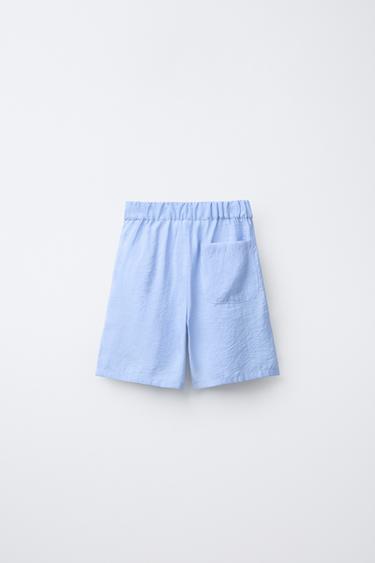 BERMUDA AVEC MODAL - Bleu de Zara - Image 1