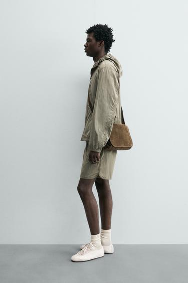 SHORT TECHNICAL BERMUDA SHORTS - Grey green by Zara - Image 3