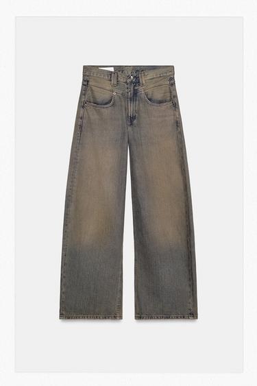 JEANS TRF BAGGY VITA BASSA - Blu di Zara