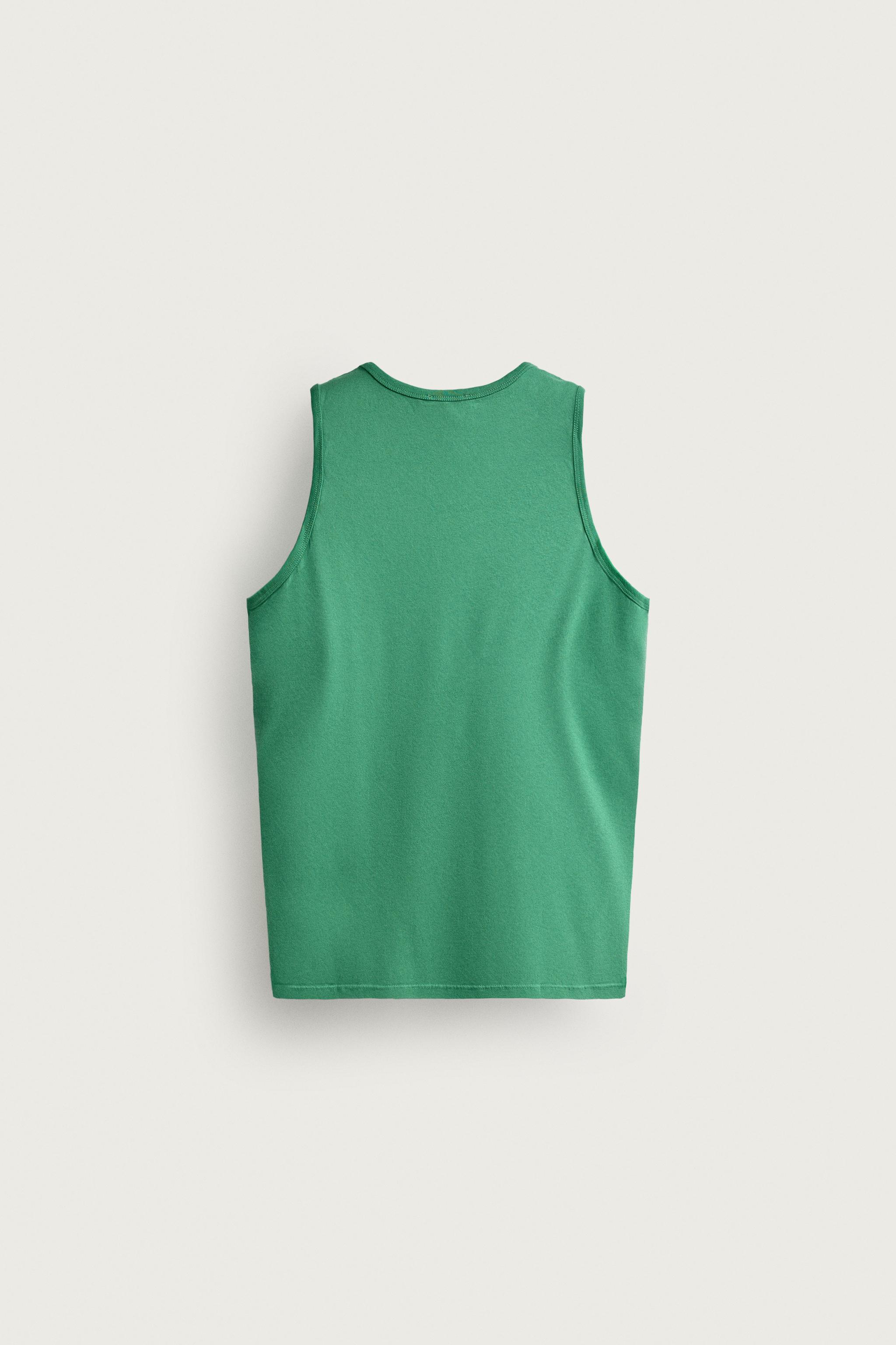 Zara NUMARA YAMALI ATLET T-SHIRT görsel 8