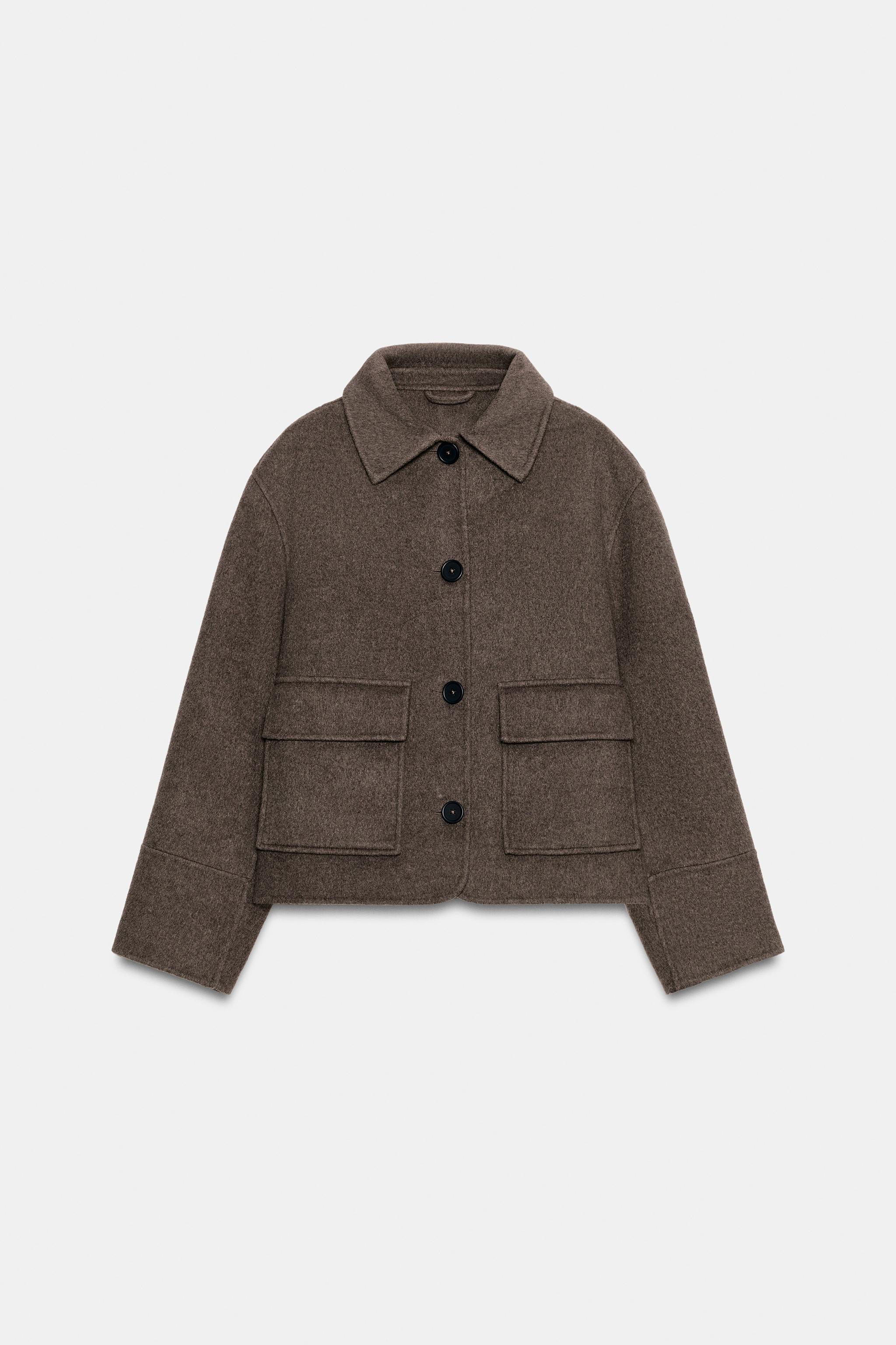 FLAP POCKET JACKET - Mocha | ZARA Australia