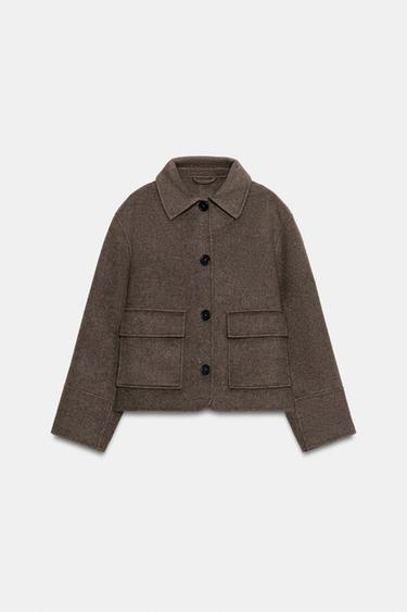 FLAP POCKET JACKET - Mocha by Zara - Image 0