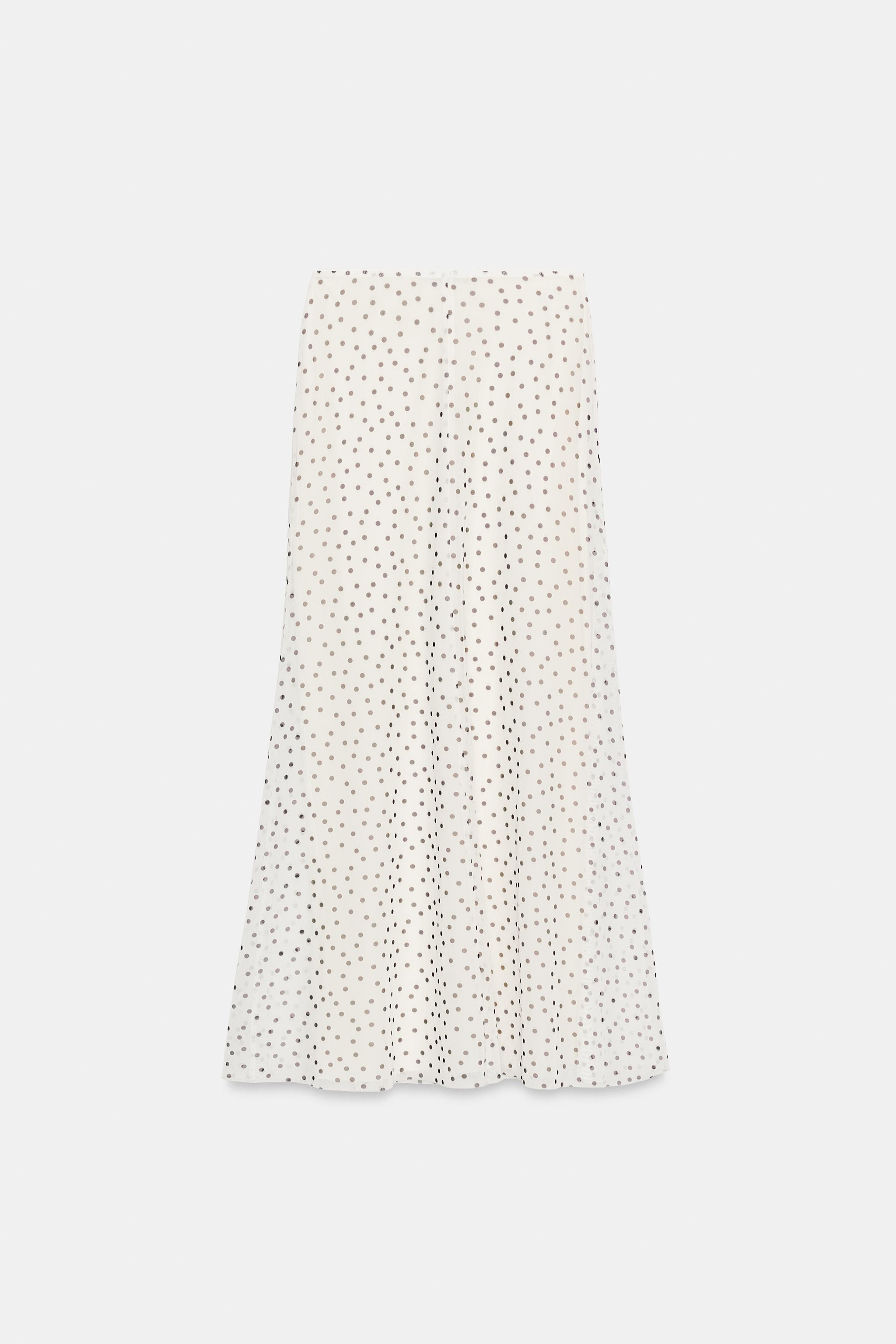 ANIMAL PRINT TULLE SKIRT
