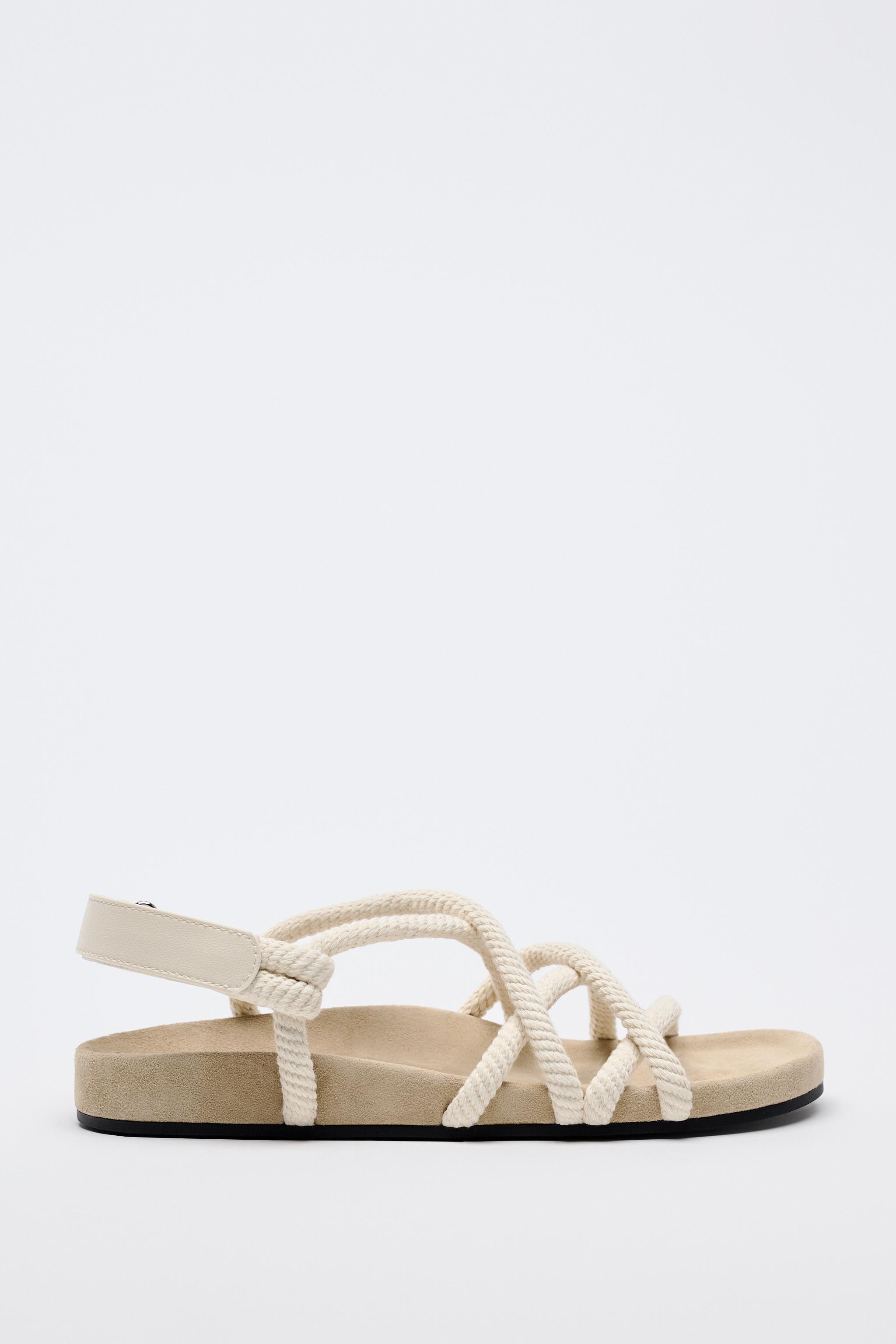 Sandalias shops cuerdas zara