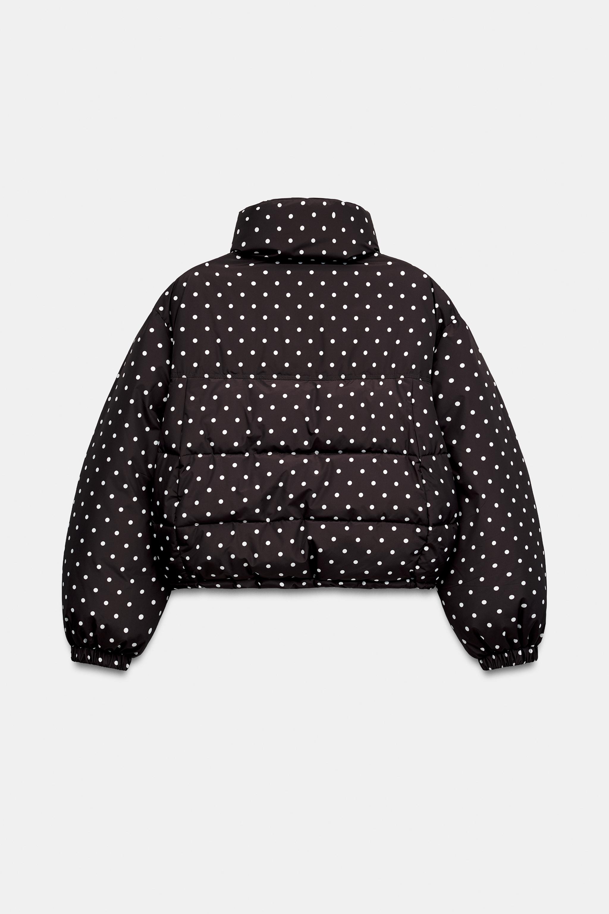 撥水加工入り防風パフアノラック - ブラウン/ エクリュ | ZARA Japan