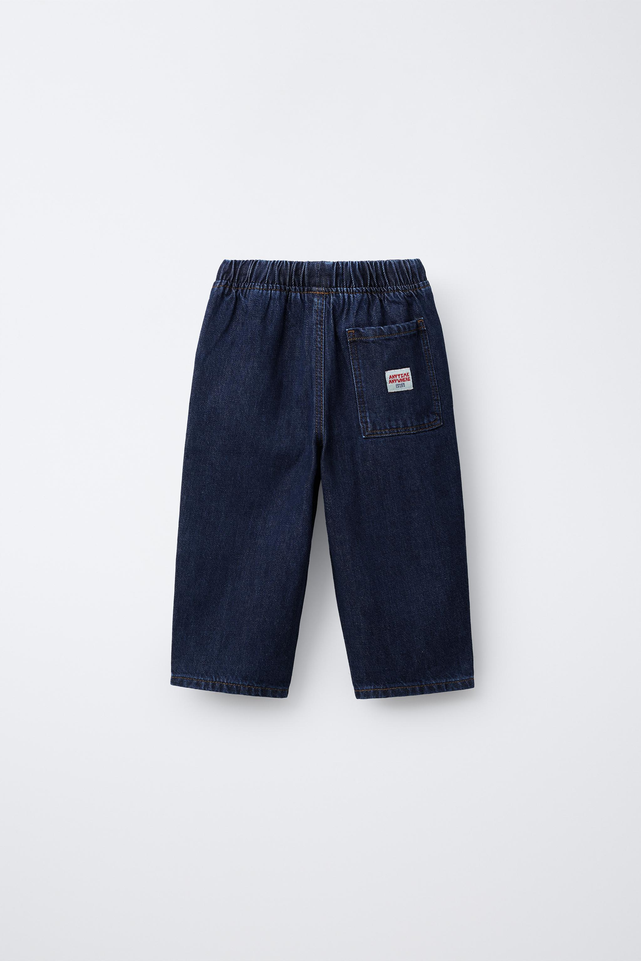 BAGGY JEANS WITH POCKETS - Blue | ZARA United States